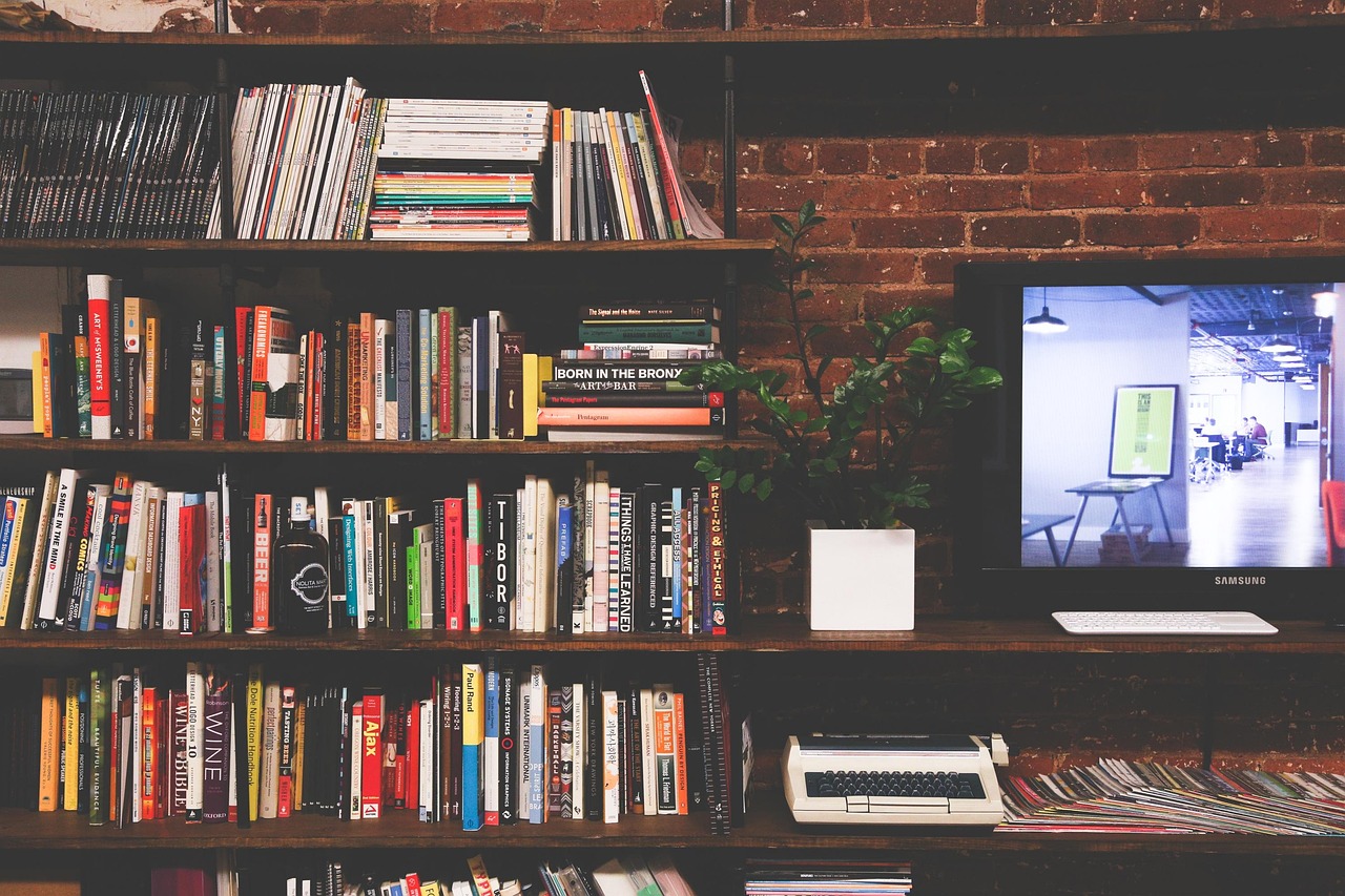 Library, books, tv — All about online french skype lessons